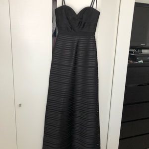 BCBG MAXAZRIA Womens black strapless dress